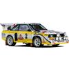Burago Bburago Audi Sport Quattro S1 E2 Gruppo B Rally 1985 - HB #2 | Modello ufficiale Audi Die-Cast | Replica leggendaria auto da rally WRC | Modello da collezione Motorsport in scala 1:24