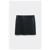 Tezenis Minigonna Effetto Pelle Donna Nero