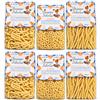 Donna Sikelia Box Pasta Siciliana Artigianale 3kg (6x500g) - Busiate Corte, Busiate Lunghe, Anelletti - Trafilata al Bronzo, Essiccazione Lenta - Grano Duro Siciliano