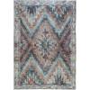 Pierre Tappeti Tappeto salotto soggiorno camera ingresso, lavabile anti-scivolo anti-macchia, disegno AYDIN 1327 geometrico tribale orientale kilim berbero tradizionale cm.80x150