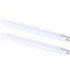 Generico T4 8W Tubi Fluorescenti 318mm(esclusi i perni), G5 Attacco, Bianco Freddo 3500K, Luce a Basso Consumo Energetico, Luce Di Emergenza a Risparmio Energetico, per Cucina, Bagno, Armadio, Garage, 2PCS