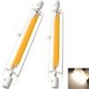 ZJZG R7S LED 78mm Dimmerabile, Lampadina R7S LED 78mm 10W Equivalenti a 100W Lampadine Alogene, Lampadina R7S LED 78mm Bianco Naturale 4500K 1000LM, Alta luminosità Nessun Sfarfallio, 2 Pezzi