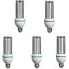 TECNOLUX EURO-Lampadina Led 4U Tube E27 3000K Luce calda 16W (Pack5)