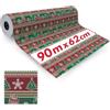 Espirito Rebelde 1 rotolo di carta regalo di Natale delle stelle, 62 x 90 m, carta da imballaggio per Natale, carta da imballaggio di Natale, riciclata