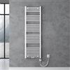 doporro Elemento Riscaldante per Radiatore da Bagno 800 W con Interruttore | Colore Bianco, Acciaio al Carbonio, Potenza 800 W, Interruttore di Funzionamento, Installazione Verticale, Montaggio a Parete