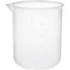 Generic Bicchiere graduato in plastica trasparente da 500 ml, senza manico, per laboratorio scientifico, liquidi da cucina, strumento domestico