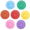 Jauarta Kit per la cura del bambino, per la cura del bambino, per i piedi, impronte digitali, tono morbido, in gommapiuma, 7 colori