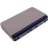 Generic Custodia protettiva flessibile in TPU per ANBERNIC RG DS Plus console di gioco Copertura antipolvere stampata in 3D(Azzurro traslucido)