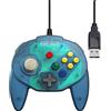 Retro-Bit Tribute 64 USB for PC, Switch, Mac, Steam, RetroPie, Raspberry Pi - Ocean Blue [Edizione: Francia]