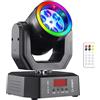 wecan Luci a testa mobile per illuminazione DJ, Mini Moving Head LED Bee Eye Spot Proiettore per palcoscenico e feste