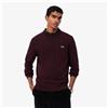 Lacoste Pullover da Uomo con Collo Rotondo Organico Marrone da Uomo