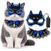LIBRNTY Ali per animali domestici,Ali di Pipistrello di Cane(Nero C003) | Luminoso, Halloween