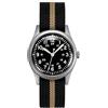 TACTICAL FROG RDUNAE RA03 34,5 mm orologio al quarzo da uomo retrò Super 2035 movimento luminoso 50 m impermeabile orologio da polso con cinturino in nylon, Nero