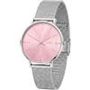 BUREI Orologio ultra sottile Demen minimalista orologio da polso Demen analogico giapponese al quarzo con cinturino in maglia in acciaio inox, regalo per le donne, bianco e oro