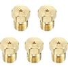 M METERXITY Kit Conversione Ugello Foro Gas Propano 5 Pezzi, 1,1 Mm/0,04 Pollici Ottone Foro per Cucina/Forno, Kit per Tubo Gas Propano Lpg/Scaldabagno [M6 x 0,75mm]