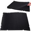 OUGPIU 8 pezzi Dissuasore per Gatti,Griglie per Spine Contro 42x34cm,Tappetino Repellente,Anti Gatti In Plastica,Picchi Rete Anti Gatto per Esterni,Giardino (Nero)