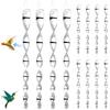 Huahuanghui Repellente per Uccelli,Riflettente Spirale,Uccello Rod,Spaventa Piccioni,Dispositivo Deterrente,Dissuasore per Uccelli,scaccia piccioni,Repellente per Uccelli Riflettente (12pezzi)