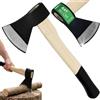 STREND PRO ascia OrgA613 Economy 1400 g | manico in legno duro 800 mm | tagliente temprato | legna da ardere, giardino e lavori forestali