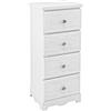 Cassettiera Blanc 4 Cassetti S in Legno