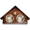 Tosa Inu, Tosa-inu, Mastino Giapponese - supporto in legno con ciotole per cani,