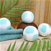French Tendance - Bomboletta da bagno in schiuma - Rilassamento Rilassante - Regalo donna - Benessere - Profumo Monoi - Bicolore - 1 x 120 gr - Atmosfera Aromatherapie