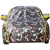 Generic Copertura Per Auto Per FIAT 500 Abarth 595， Telo Copriauto Impermeabile Per Esterni, Estivo, Invernale, Completo, Antipioggia, Sole, Polvere, Protezione UV(Camouflage)