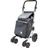 Troll Carrello Spesa in Alluminio Leggero E Resistente 60L Con Borsa Termica 4L,