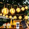30M Catena Luminosa Esterno Luci Giardino Catena, APP+ Telecomando LED Lampadine