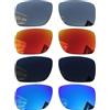 Acefrog 4 paia di lenti polarizzate di ricambio per occhiali da sole Ray-Ban Justin RB4165 da 54 mm, si adattano perfettamente, infrangibili, antigraffio, confezione risparmio