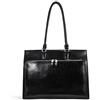 BOSTANTEN Borsa Lavoro Donna Vera Pelle Borsa a tracolla Grandi Borsa porta per Computer Portatile 15,6 pollici Borsa Portadocumenti per ufficio Ventiquattrore Nero