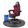 Merkloos Sedia da gioco ergonomica per bambini, con poggiapiedi estensibile. [Base stabile a 5 razze con ruote girevoli a 360°] - Taglia M