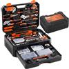 DUMOS Set completo di 330 pezzi con cassetti | Kit di strumenti di riparazione universale durevole per la casa e l'automobile, progetti fai da te