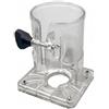 Colcolo Cover Copertura Protezione Fresatrice Schermo Trasparente Scudo Cilindrico Base Quadrata PP Spesso Antiurto Adatto a Laboratorio Banco Utensili Lavori, style to 3