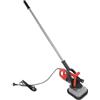 Czyurachel Levigatrice e lucidatrice quadrupla da 3800 W, 5000 giri/min, 6 | Ø 100 mm, luce LED, smerigliatrice con asta di prolunga in acciaio inox per pavimento e parete