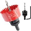 LAIWEI - Punta per trapano a tazza da 60 mm per trapano per mandrino pesante, per forare legno, profilo in alluminio, PVC e altri materiali (5-1 cm)