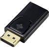 Renkforce RF-4746622 - Adattatore HDMI/DisplayPort [1 x spina DisplayPort - 1 x presa HDMI] nero