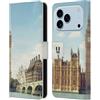 Head Case Designs Big Ben City Skylines - Custodia a portafoglio in pelle compatibile con Apple iPhone 17 Pro