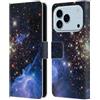 Head Case Designs Custodia a portafoglio in pelle con licenza ufficiale Cosmo18 Star Cluster Space compatibile con Apple iPhone 17 Pro