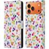 Head Case Designs Custodia a portafoglio in pelle con licenza ufficiale Ninola Confetti Dots geometrici colorati compatibile con Apple iPhone 17 Pro Max