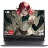 Tivique 15,6 FHD PC Portatile,Ryzen 7 5825U,16GB DDR4 1000GB M.2 SSD,Laptop Lavoro | Tivique Computer Portatile Fino a 4,5 GHz,WiFi6,Webcam Privacy,180° Pieghevole,Radeon RX Vega 8,Type-C,USB,Portatile Ufficio