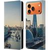 Head Case Designs Thames City Skylines - Custodia a portafoglio in pelle compatibile con Apple iPhone 17 Pro Max