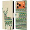 Head Case Designs Custodia a portafoglio in pelle con motivo cervo con silhouette di animali compatibile con Apple iPhone 17 Pro Max