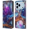 Head Case Designs Custodia a portafoglio in pelle con licenza ufficiale Cosmo18 Lobster Nebula Space compatibile con Apple iPhone 17 Pro