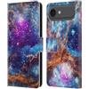 Head Case Designs Custodia a portafoglio in pelle con licenza ufficiale Cosmo18 Lobster Nebula Space compatibile con Apple iPhone 17 Air