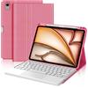 FOGARI Tastiera con Trackpad Per iPad Air 11/ 5ª/4ª generazione e iPad Pro 11 | Tastiera Bluetooth Rimovibile con Touchpad per iPad Air 11 M4 2026/M3 2025/M2 2024, Keyboard Wireless Portatile, Rosso