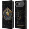 Head Case Designs Custodia a portafoglio in pelle con licenza ufficiale Hogwarts Legacy Golden Snidget Graphics compatibile con Apple iPhone 17 Air
