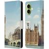 Head Case Designs Big Ben City Skylines - Custodia a portafoglio in pelle compatibile con Apple iPhone 17