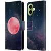 Head Case Designs Custodia a portafoglio in pelle con licenza ufficiale Cosmo18 Pink Moon Space compatibile con Apple iPhone 17