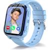 pmstuy GPS Orologio Collegato Bambino, 4G Chiamata, SOS, WiFi GPS, Regalo Bambino di Natale