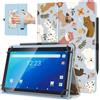 TiMOVO Custodia Universale per Tablet Android 10,1'' con Anello per Penna | Cani Felici, Tutti i Tablet Touchscreen da 9,6-11 Pollici, Cover Leggera e Pieghevole in Piedi, Cinghia a Mano